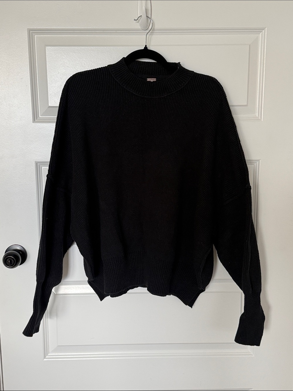 Free People Easy Street Sweater Black